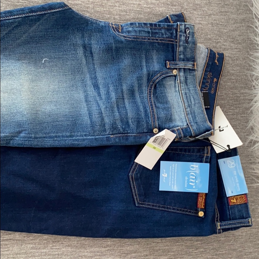 NWT - 7 for all mankind jeans - ankle skinny 29/30